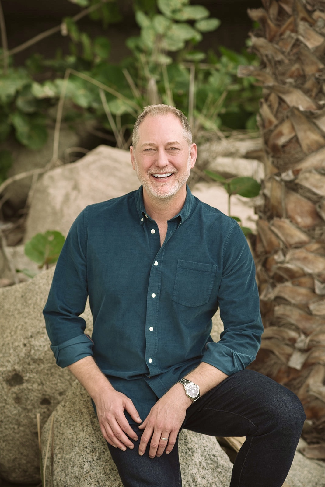 Jeffrey Van Dyk smiling, outdoors